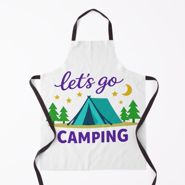 Item preview, Let’s Go Camping – Colorful Modern Tent & Pine Trees Design designed and sold by GabeMountainArt.