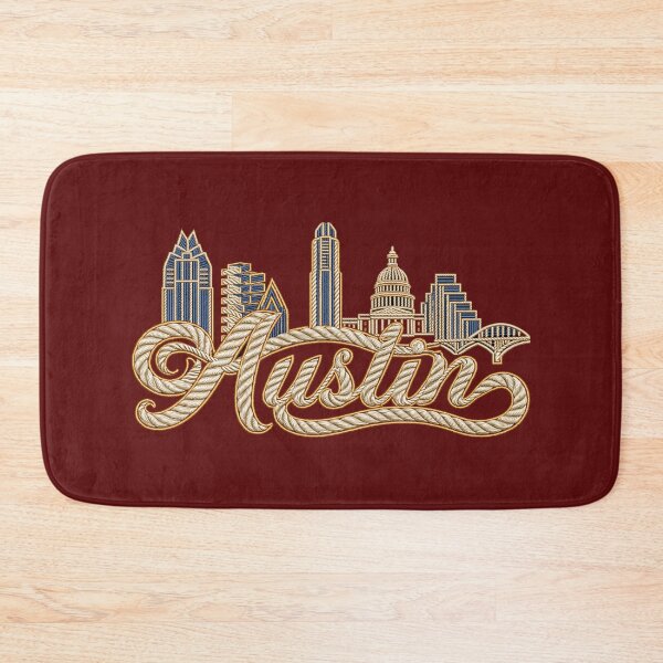 Item preview, Austin Skyline Typography PNG Transparent designed and sold by Rocky Mountain Artistry.