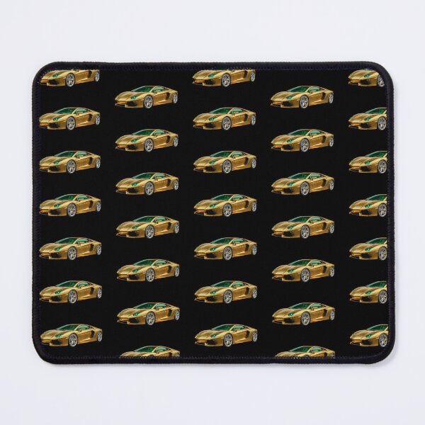 Item preview, Gold Ferrari emerald glass car designed and sold by C3R0.