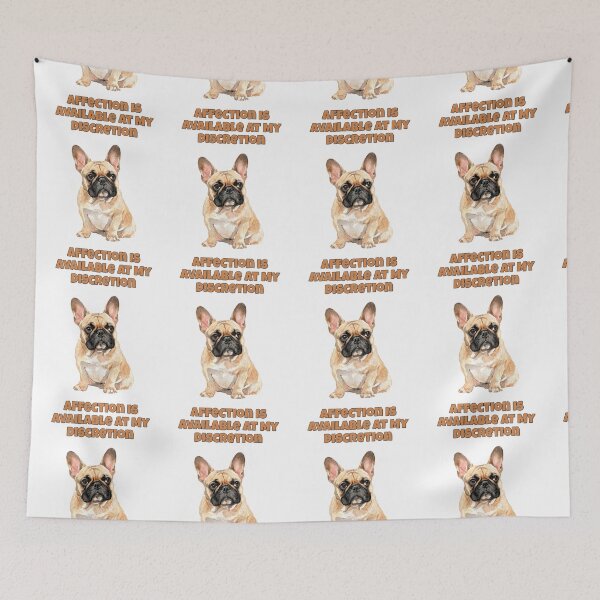 Item preview, On My Terms French Bulldog Frenchie Love Art designed and sold by NatureUnleashed.
