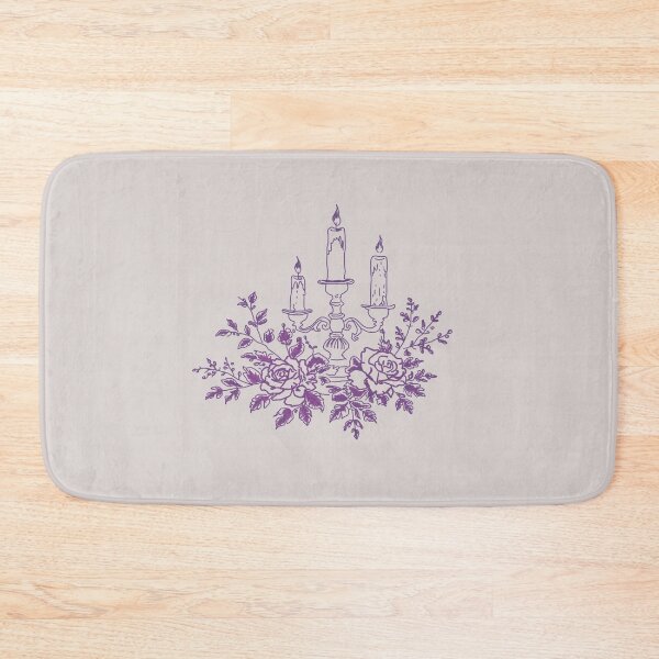 Item preview, Gothic Candles Purple and White designed and sold by RepeatCandy.