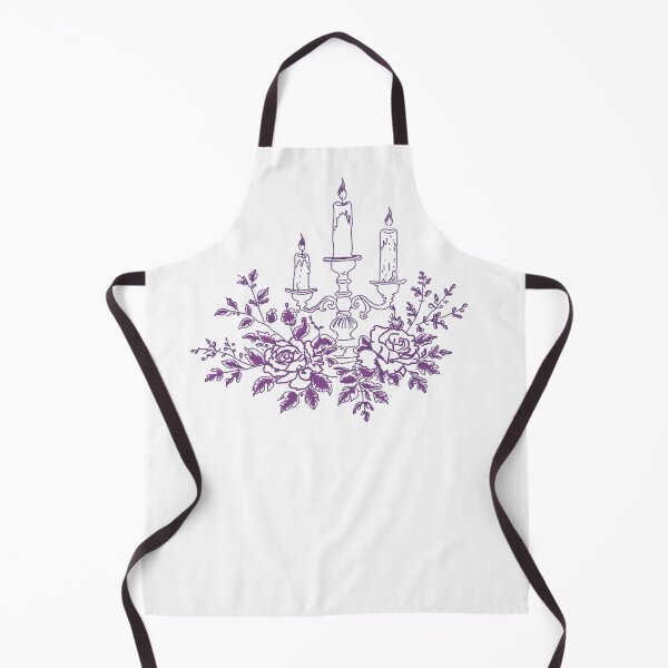Item preview, Gothic Candles Purple and White designed and sold by RepeatCandy.