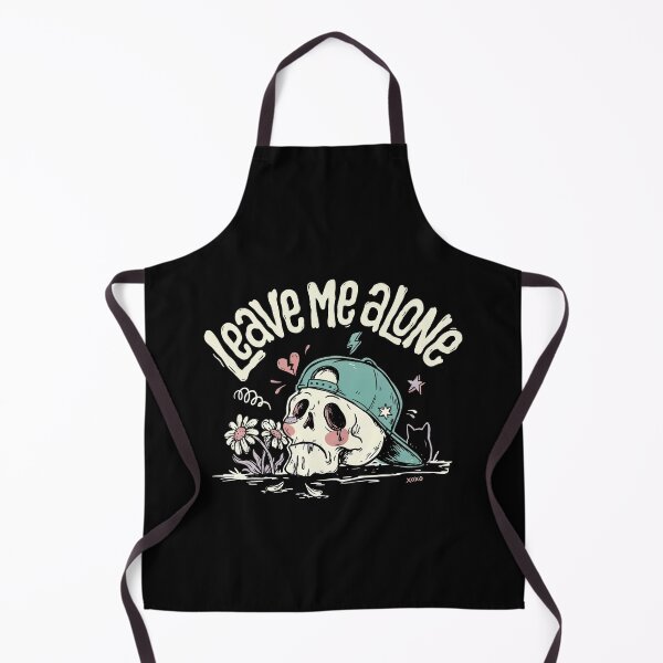 Item preview, Leave Me Alone Sad Skull Scene Kid Gift designed and sold by Say It With Ink.