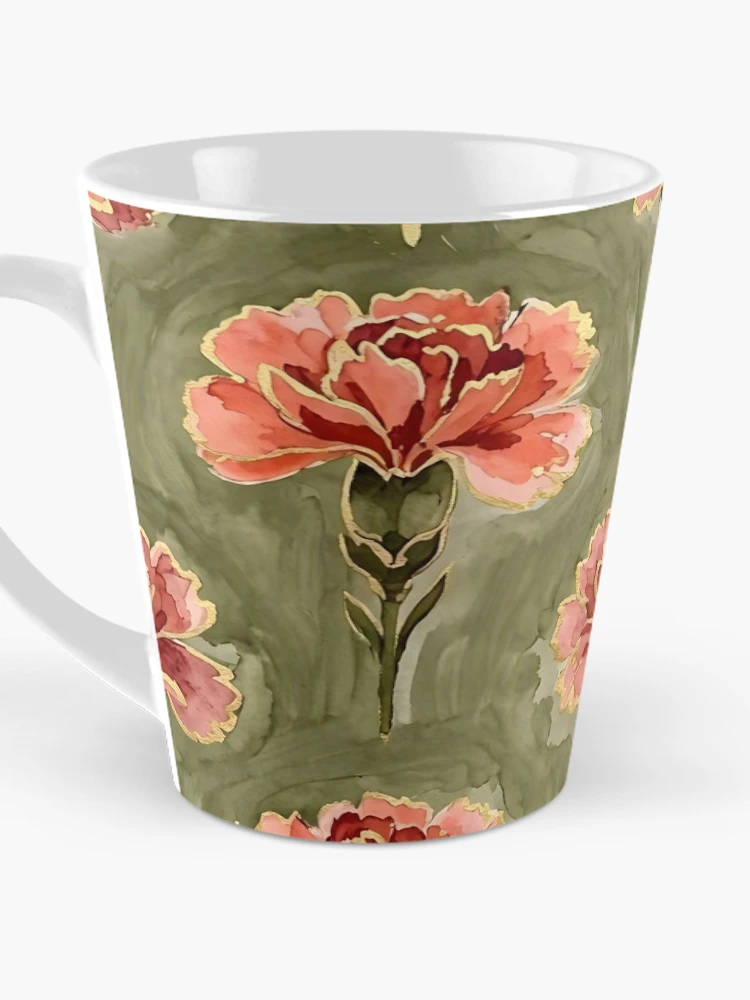 Thumbnail 3 of 4, Coffee Mug, Carnations designed and sold by GraphicsClub.