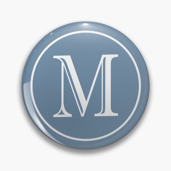 Item preview, Initial Letter M Classic Circle designed and sold by Jeallan Designs.