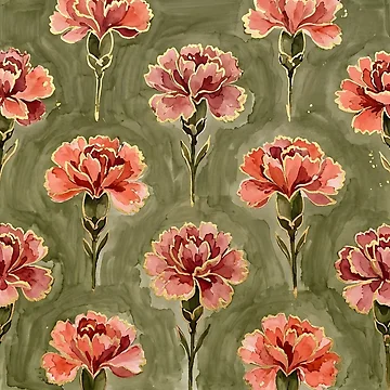 Artwork thumbnail, Carnations  by GraphicsClub