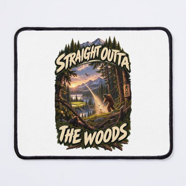 Item preview, Straight Outta The Woods - Bigfoot Golf Rescue Shot designed and sold by Pin&Palm.