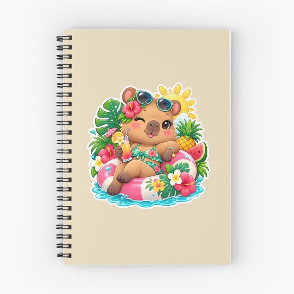 Item preview, Tropical Capybara Girl  designed and sold by AnyMar2023.