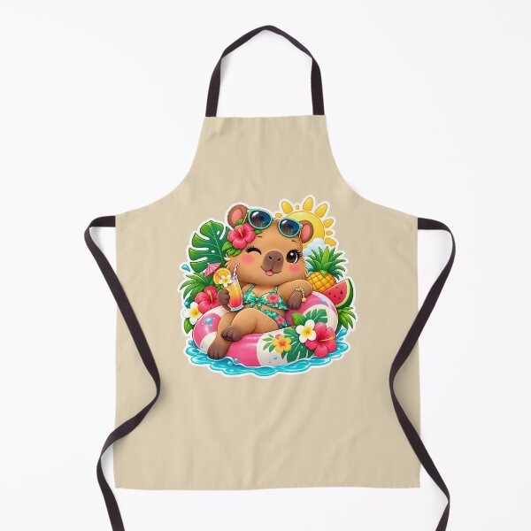 Item preview, Tropical Capybara Girl  designed and sold by AnyMar2023.