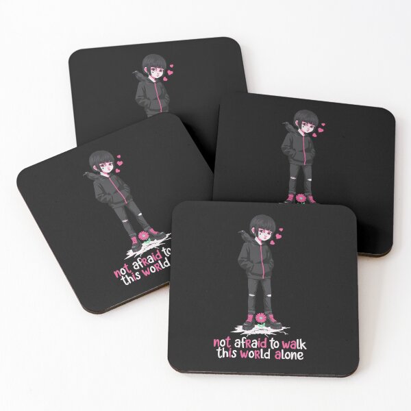 Item preview, Not Afraid To Walk This World Alone Emo Girl designed and sold by Say It With Ink.