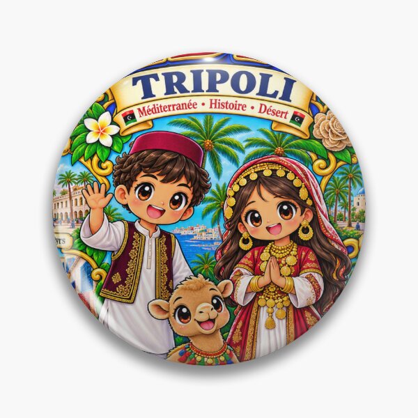 Item preview, Libya Tripoli – Kawaii Trip, Libyan Culture and Flavors of Libya designed and sold by Cifi64.