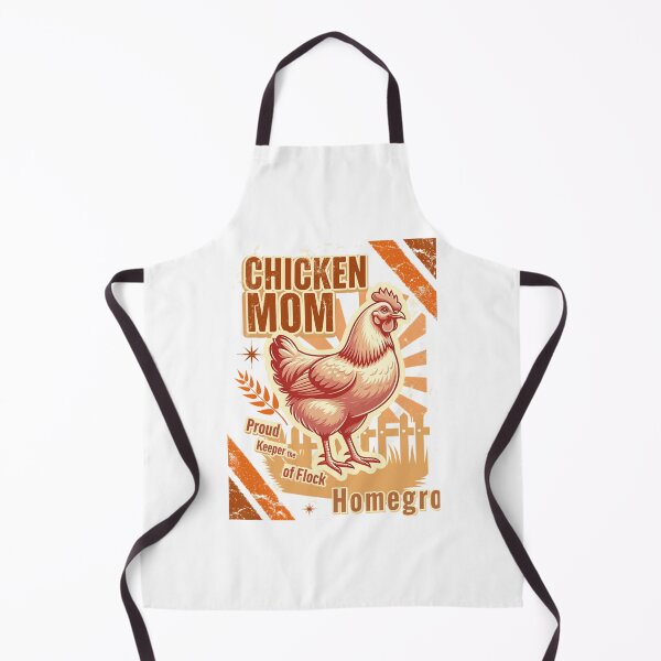 Item preview, Chicken Mom Distressed Retro Style designed and sold by Bennie Singh.