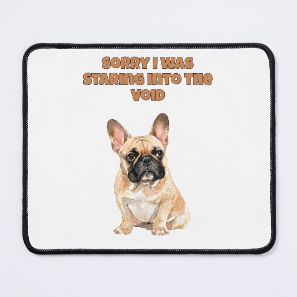 Item preview, French Bulldog Void Stare Funny Frenchie Art designed and sold by NatureUnleashed.