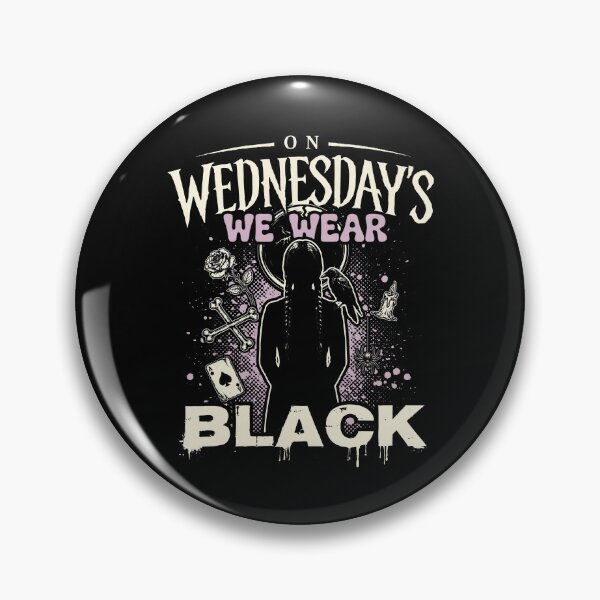 Item preview, On Wednesdays We Wear Black Gothic Quote Gift designed and sold by Say It With Ink.