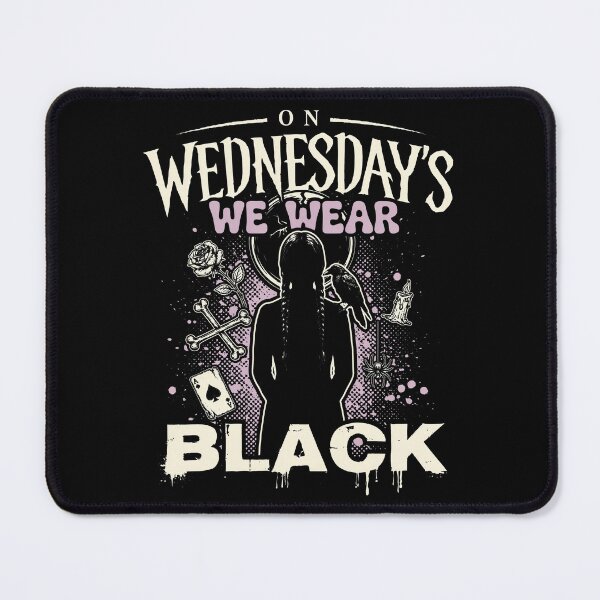 Item preview, On Wednesdays We Wear Black Gothic Quote Gift designed and sold by Say It With Ink.