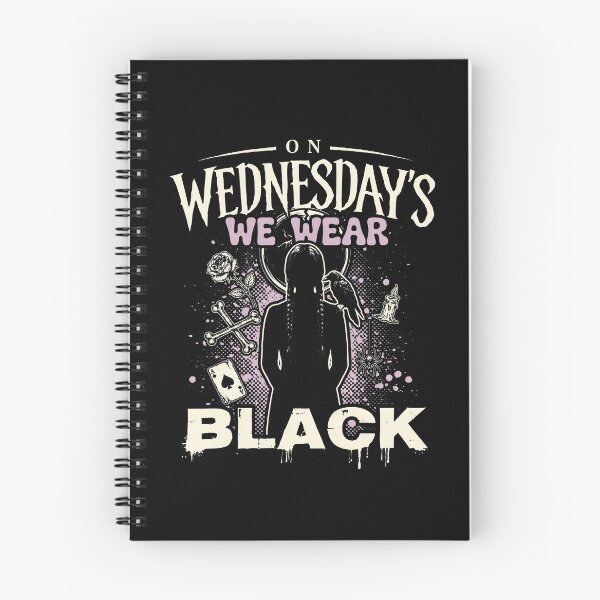 Item preview, On Wednesdays We Wear Black Gothic Quote Gift designed and sold by Say It With Ink.