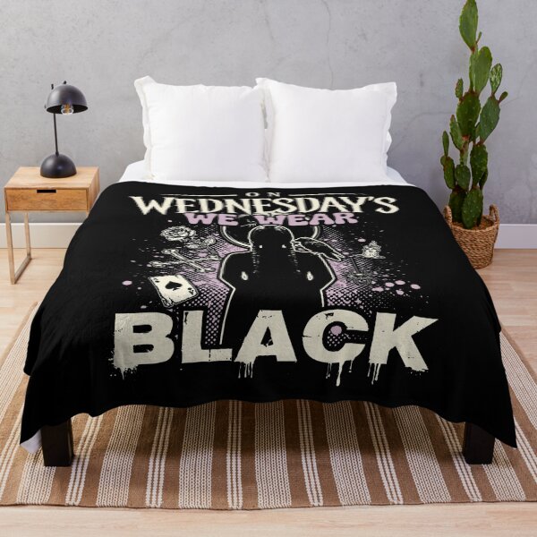 Item preview, On Wednesdays We Wear Black Gothic Quote Gift designed and sold by Say It With Ink.