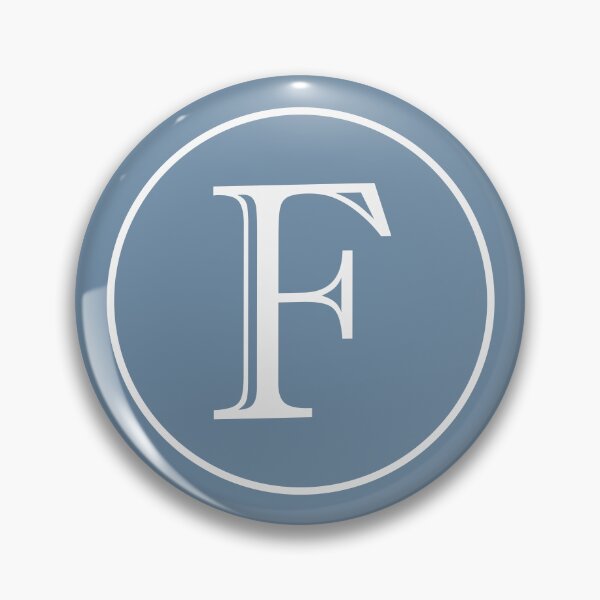 Item preview, Initial Letter F Classic Circle designed and sold by Jeallan Designs.
