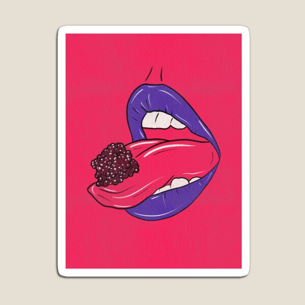 Item preview, Vibrant Caviar Tongue Design designed and sold by TheArtFoodie.