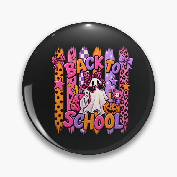 Item preview, Coquette Ghost Back to School - Pink Halloween School Girl Design designed and sold by Lozarux.