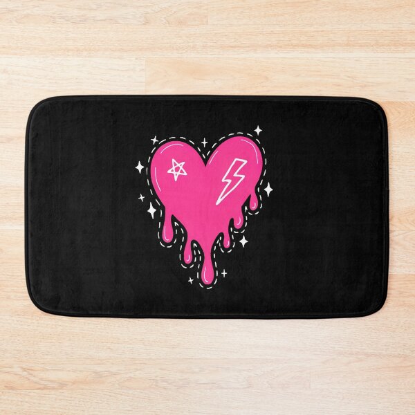 Item preview, Pink Dripping Heart Lightning Bolt Scene Kid designed and sold by Say It With Ink.