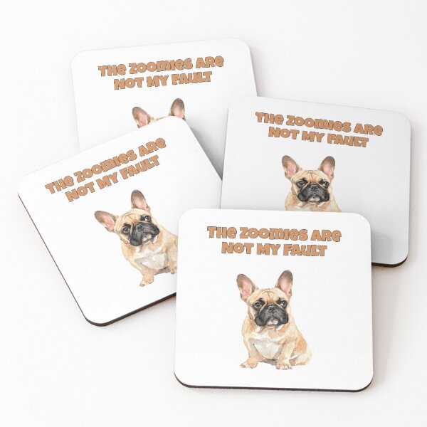 Item preview, French Bulldog Zoomies Funny Frenchie Disclaimer designed and sold by NatureUnleashed.