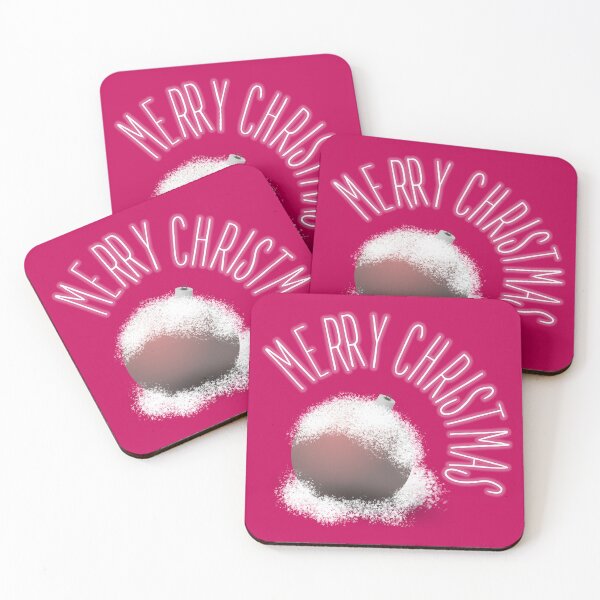 Item preview, Pink Merry Christmas Holiday Design designed and sold by photossmirnov.