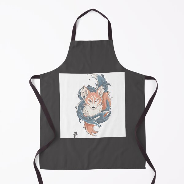 Item preview, Kitsune Fox Animal Japan - Mystical Nine-Tailed Fox Art PERFECT GIFT FOR YOU AND FRIENDS designed and sold by YoussefQarbi.