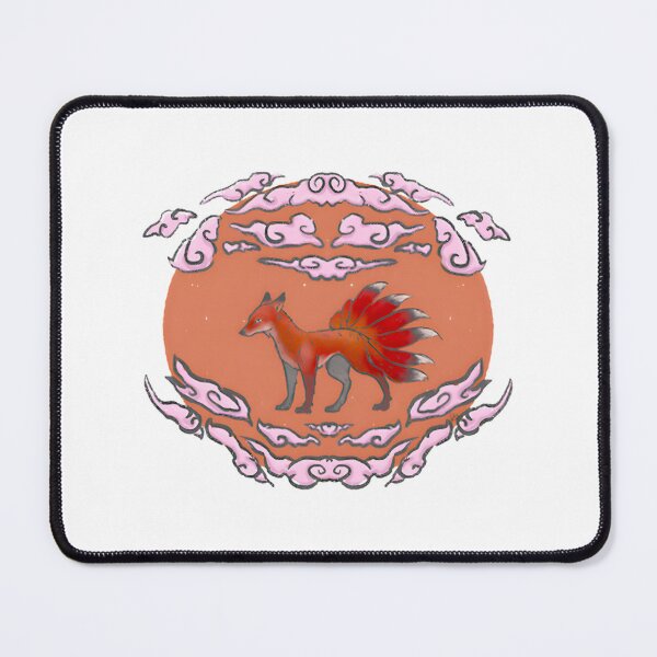 Item preview, Mystical Japanese Kitsune Fox Spirit Illustration – Mythology Art Print PERFECT GIFT FOR YOU AND FRIENDS designed and sold by YoussefQarbi.