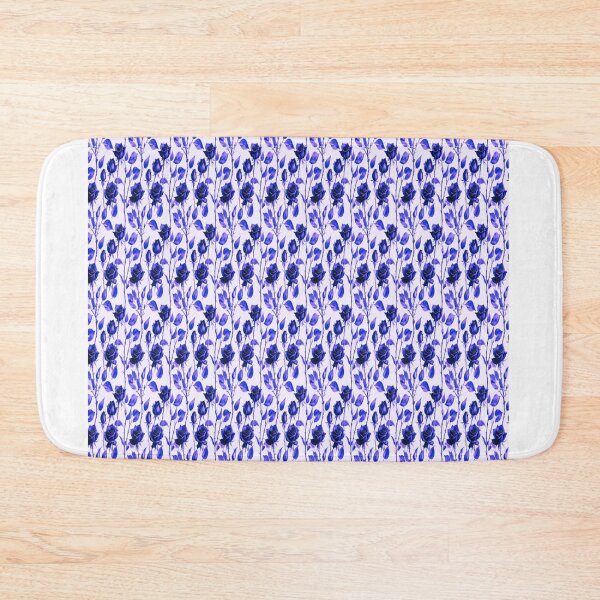 Item preview, Blue Roses Watercolor Pattern designed and sold by PoloPrintsUK.