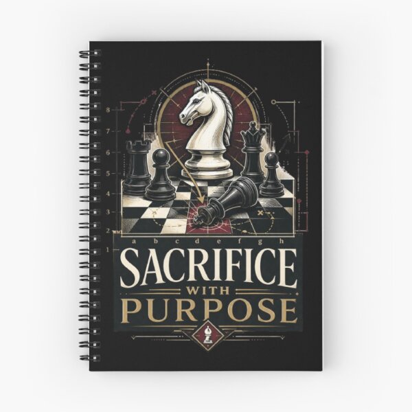 Item preview, Sacrifice With Purpose Tactical Chess Strategy designed and sold by KnightVibe.