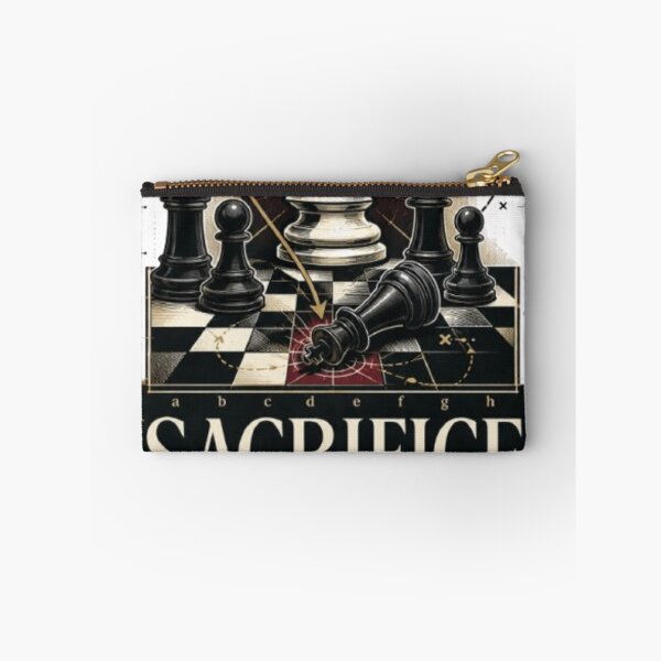 Item preview, Sacrifice With Purpose Tactical Chess Strategy designed and sold by KnightVibe.
