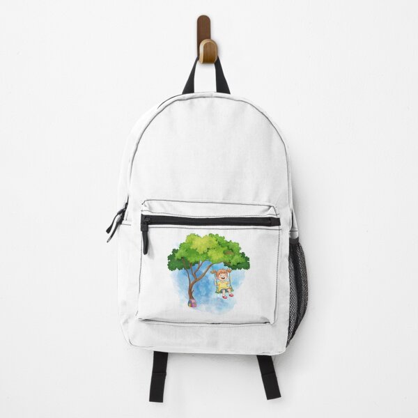 Item preview, Little Girl on a Swing Under the Tree – Whimsical Childhood Nature Design designed and sold by CREATIVE HIVE.