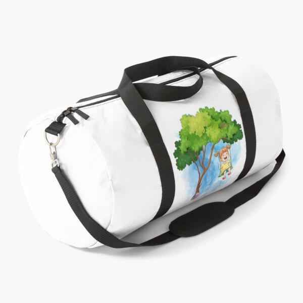 Item preview, Little Girl on a Swing Under the Tree – Whimsical Childhood Nature Design designed and sold by CREATIVE HIVE.