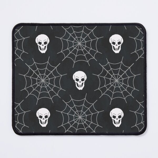 Item preview, Halloween Pattern Design with Skulls and Spider Webs designed and sold by studiodrchicken.