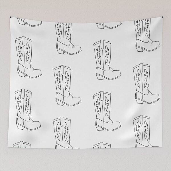 Item preview, White Cowboy Boot designed and sold by Sartoris Art.