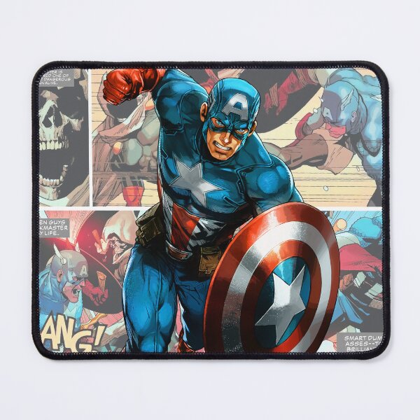 Item preview, Captain America Superhero Poster Gamer Room Decor designed and sold by YourComicHero.