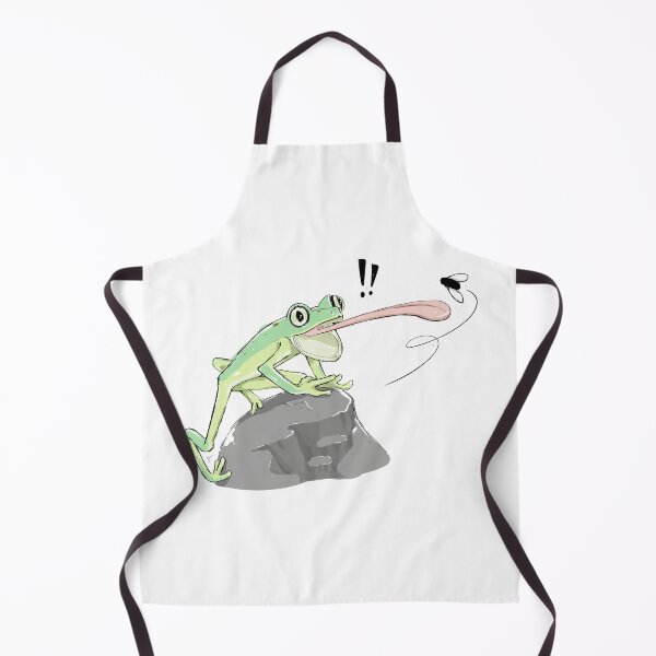 Item preview, Hungry Frog Catching Flying Bug designed and sold by Macarhoneeart.