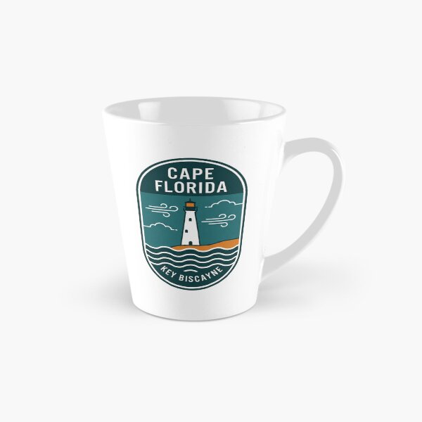Item preview, Cape Florida Key Biscayne Lighthouse Retro Minimalist Coastal Badge designed and sold by CityMerch4.