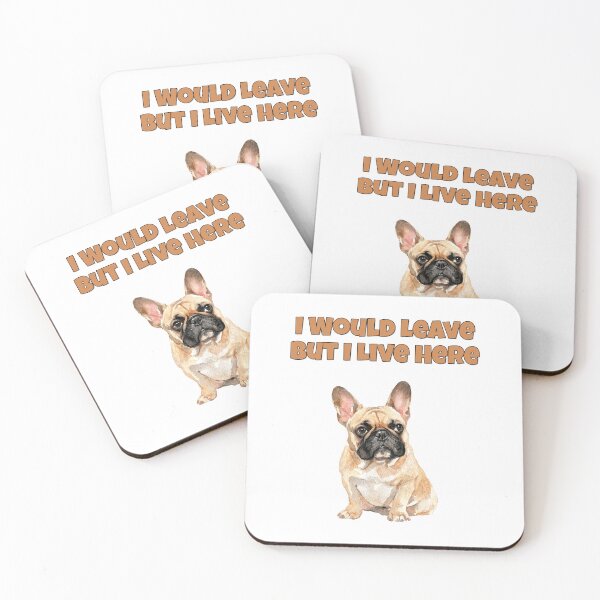 Item preview, Trapped French Bulldog Frenchie Sarcastic Home Art designed and sold by NatureUnleashed.