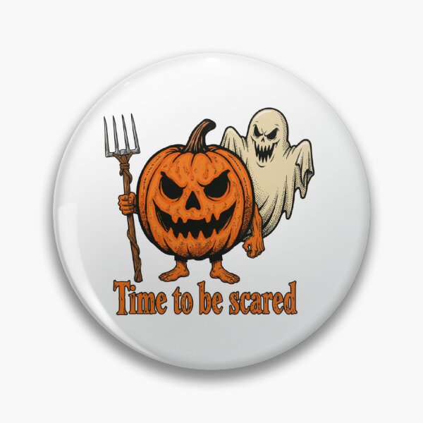 Item preview, Angry Pumpkin and Spooky Ghost designed and sold by LookWhatIGot.