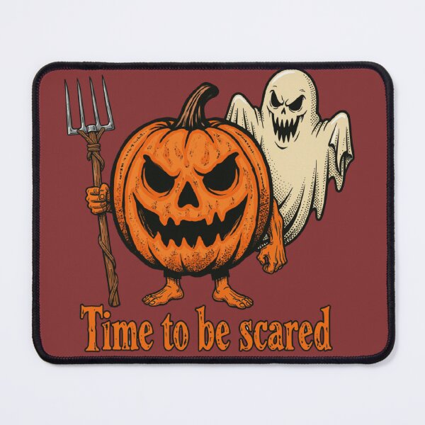Item preview, Angry Pumpkin and Spooky Ghost designed and sold by LookWhatIGot.