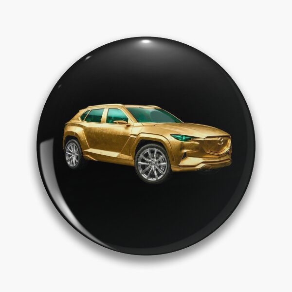 Item preview, Gold Mazda truck emerald glass car 4x4 designed and sold by C3R0.