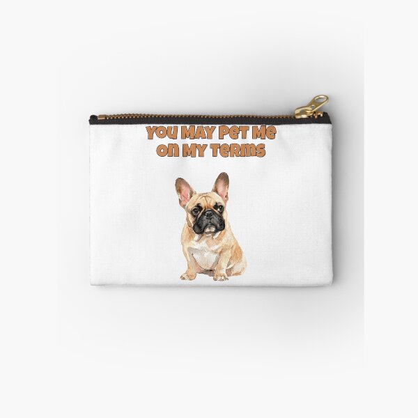 Item preview, Pet Me On My Terms French Bulldog Frenchie Art designed and sold by NatureUnleashed.