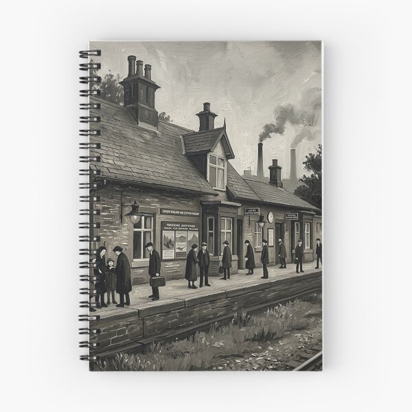 Item preview, Brockholes Railway Station, Huddersfield 1930s Style designed and sold by ArtworkNorth.