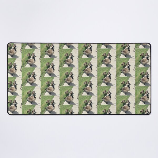 Item preview, Vibrant Canada Geese Gathering on Sidewalk designed and sold by KaleChub.