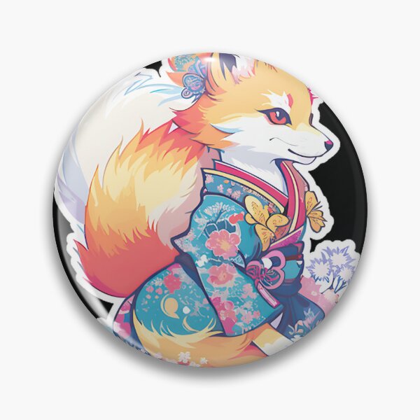 Item preview, Japanese Fox Kawaii Kitsune Japanese Mythical Creature Kitsune Girl LIMITED EDITION designed and sold by YoussefQarbi.