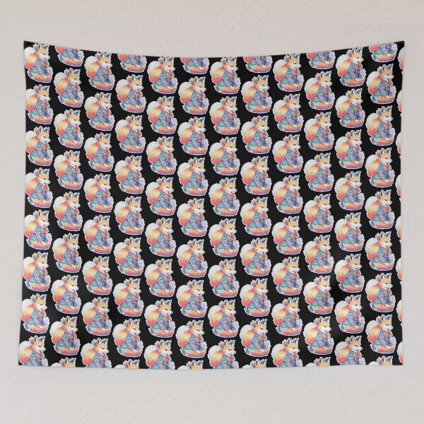 Item preview, Japanese Fox Kawaii Kitsune Japanese Mythical Creature Kitsune Girl LIMITED EDITION designed and sold by YoussefQarbi.