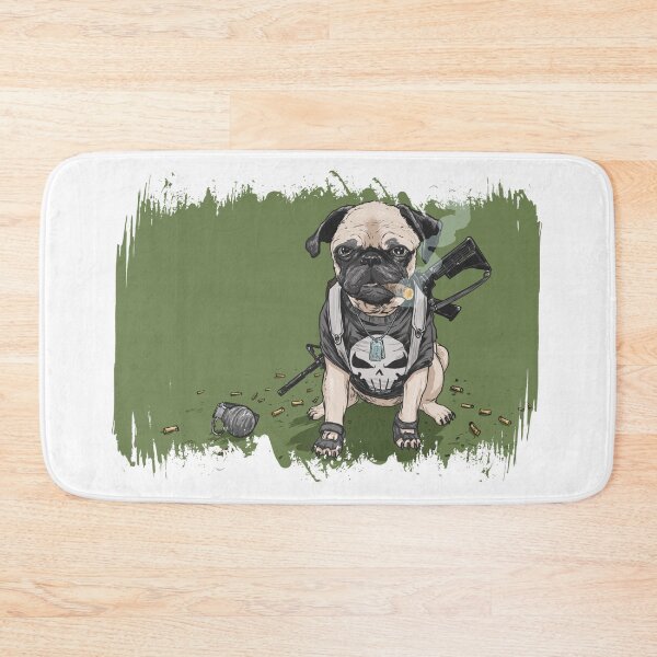 Item preview, Punisher Pug designed and sold by Albertobitu.