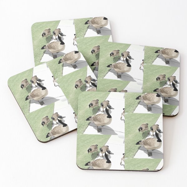 Item preview, Canada Geese Anime Style Art Print designed and sold by KaleChub.